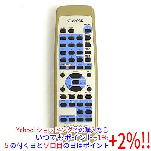 【中古】KENWOOD オーディオ用リモコン RC-M0503