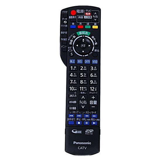 【中古】Panasonic CATVリモコン N2QAYB001152 [管理:1150022735...