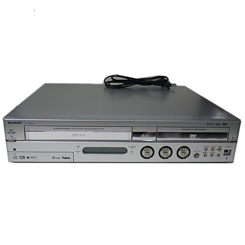 爆買【中古】SHARP ビデオ一体型DVDレコーダー 160GB DV-HRW50 本体のみ