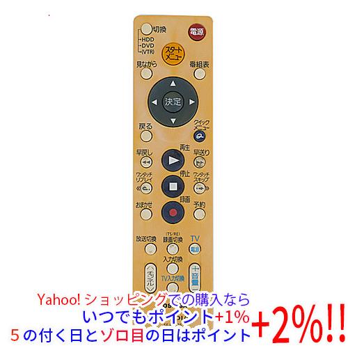 【中古】【ゆうパケット対応】TOSHIBA製 HDD＆DVDレコーダー用シンプルリモコン SE-R0...