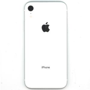 【中古】APPLE iPhone XR 64GB au SIMロック解除済み NT032J/A ホワイト 液晶画面いたみ [管理:1150027027]｜excellar-plus