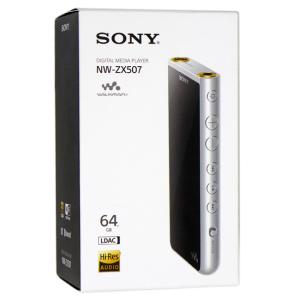 【中古】SONY ウォークマン ZXシリーズ NW-ZX507(S) シルバー/64GB 液晶画面いたみ 元箱あり [管理:1150027239]｜excellar-plus