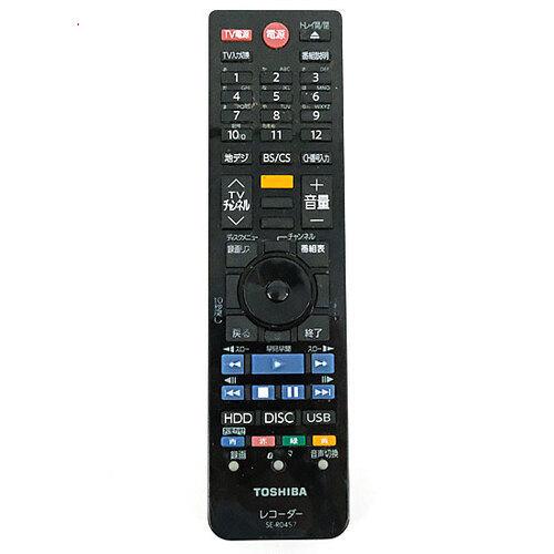 爆買【中古】【ゆうパケット対応】TOSHIBA製 ブルーレイレコーダー用リモコン SE-R0457(...