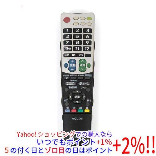 【中古】SHARP ブルーレイディスクレコーダー用純正リモコン RRMCGB031WJSA(0106...