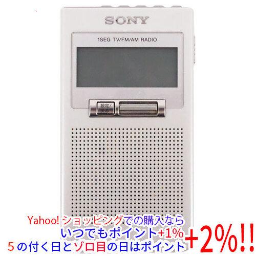 【中古】【ゆうパケット対応】SONY ワンセグ/FM/AMポケットラジオ XDR-63TV/W 本体...