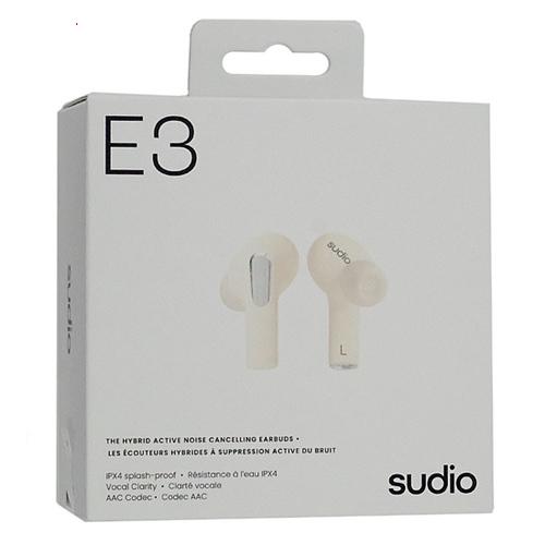 爆買Sudio 完全ワイヤレスイヤホン Sudio E3 SD-2002 パールホワイト 未使用
