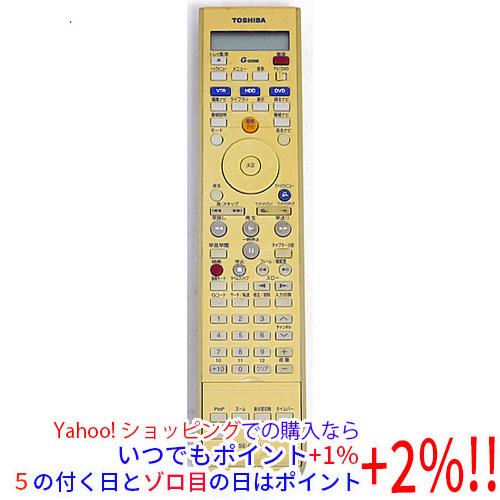 【中古】TOSHIBA製 VTR＆HDD＆DVDレコーダー用リモコン SE-R0164 電池カバーな...