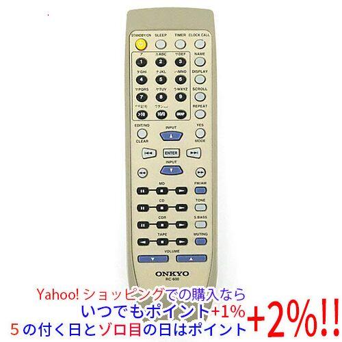 【中古】ONKYO オーディオリモコン RC-600