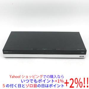 【中古】SHARP AQUOS ブルーレイディスクレコーダー 2TB BD-UT2100 リモコンなし