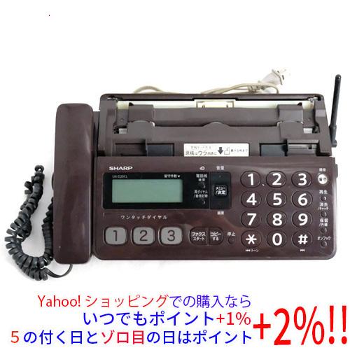 【中古】SHARP 電話機 親機のみ UX-D20CL 本体のみ 給紙カバーなし 本体いたみ