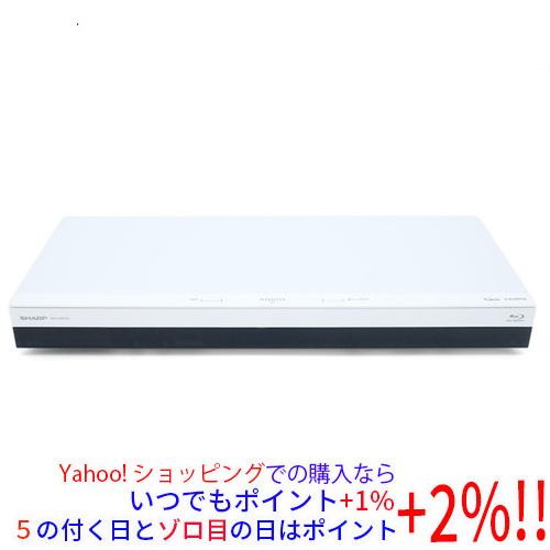 【中古】SHARP AQUOS ブルーレイディスクレコーダー 1TB 2B-C10CW2 ホワイト ...