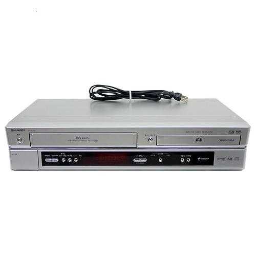 爆買【中古】SHARP ビデオ一体型DVDプレーヤー DV-NC750 リモコン付き リモコン電池カ...