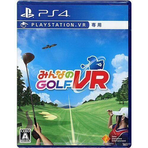 爆買【ゆうパケット対応】【新品訳あり】 みんなのGOLF VR(VR専用) PS4