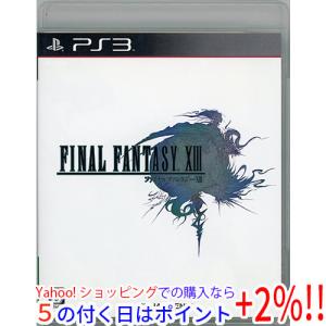 ★【中古】【ゆうパケット対応】ファイナルファンタジーXIII PS3 [管理:1350001625]｜excellar-plus