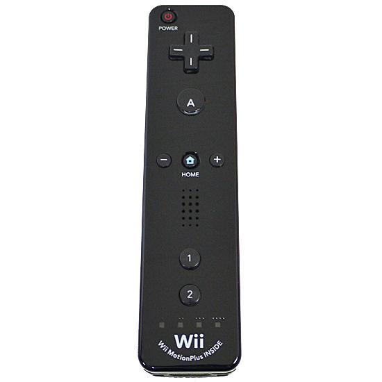 【中古】任天堂 Wiiリモコンプラス クロ 本体のみ [管理:1350002969]