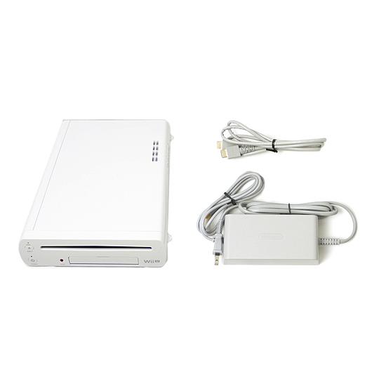 【中古】任天堂 Wii U PREMIUM SET shiro 32GB ゲームパッドなし [管理:...