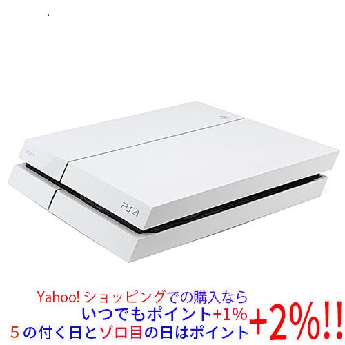 【中古】SONY プレイステーション4 500GB ホワイト CUH-1100AB02 本体のみ
