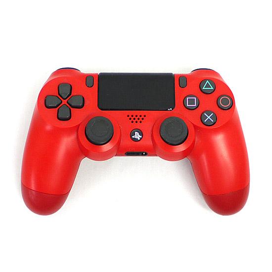 爆買【中古】SONY ワイヤレスコントローラー DUALSHOCK4 マグマ・レッド CUH-ZCT...
