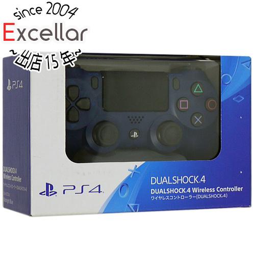 【中古】SONY ワイヤレスコントローラー DUALSHOCK4 ミッドナイト・ブルー CUH-ZC...