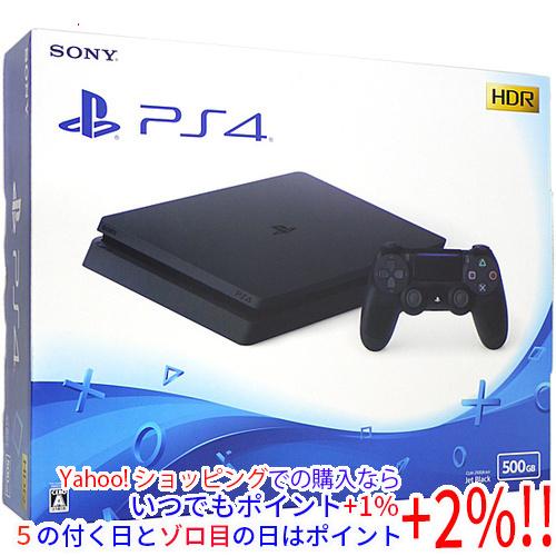 【中古】SONY プレイステーション4 500GB ブラック CUH-2100AB01 コントローラ...