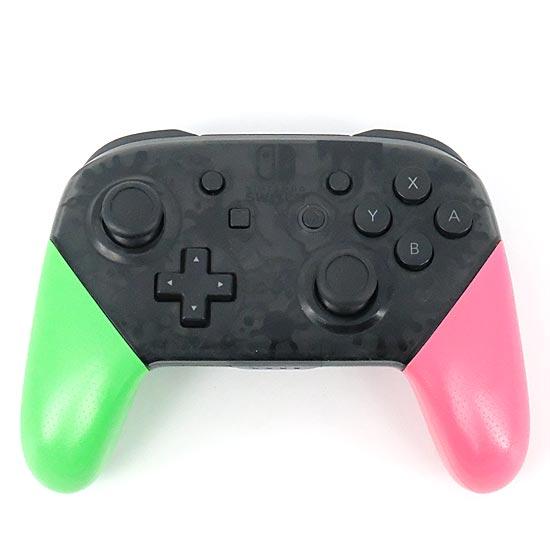【中古】任天堂 Nintendo Switch Proコントローラー スプラトゥーン2エディション ...