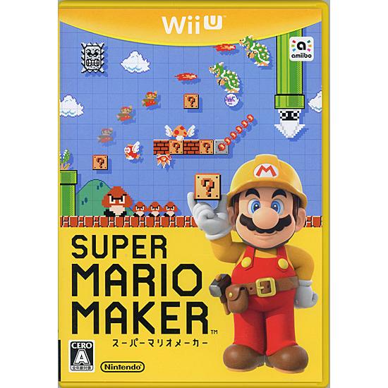 【中古】【ゆうパケット対応】スーパーマリオメーカー Wii U 外箱・ブックレットなし・ディスク傷 ...