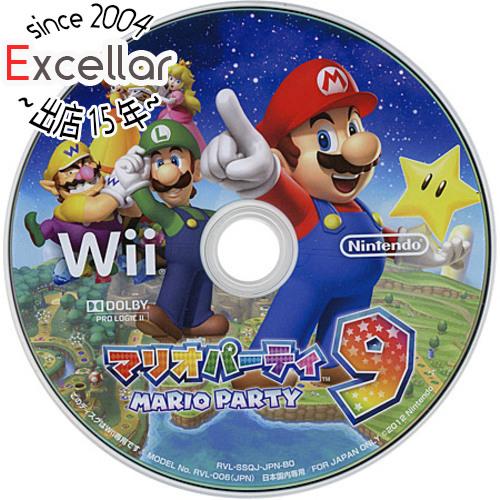 【中古】【ゆうパケット対応】マリオパーティ9 Wii  ディスクのみ ディスク傷 [管理:13500...