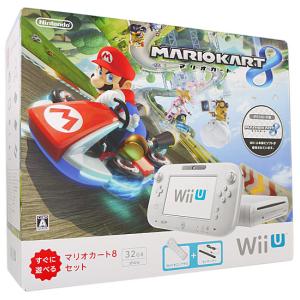 【中古】任天堂 Wii U すぐに遊べる マリオカート8セット shiro 元箱あり [管理:1350009915]｜excellar-plus