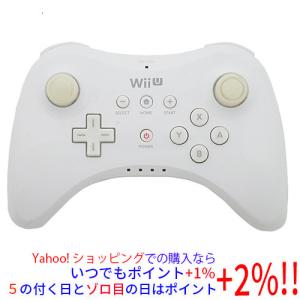 【中古】任天堂 Wii U PROコントローラー(シロ) WUP-A-RSWA 本体のみ 本体いたみ [管理:1350010229]｜excellar-plus