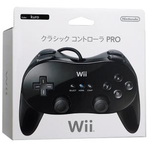 【中古】任天堂 クラシックコントローラPRO(クロ) RVL-A-R2K 元箱あり [管理:1350010429]｜excellar-plus