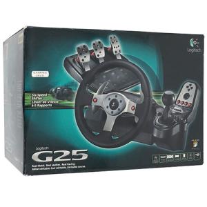 【中古】Logicool G25 Racing Wheel LPRC-13000 元箱あり [管理:...