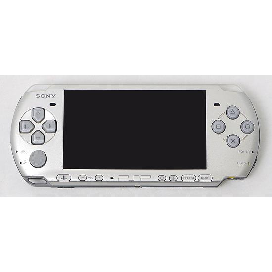 【中古】SONY PSP ミスティック・シルバー PSP-3000 MS バッテリーなし [管理:1...