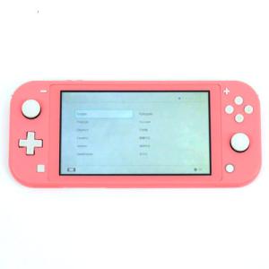 【中古】任天堂 Nintendo Switch Lite(ニンテンドースイッチ ライト) HDH-S-PAZAA コーラル 本体のみ 液晶画面いたみ