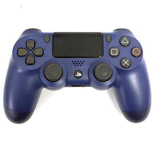 【中古】SONY ワイヤレスコントローラー DUALSHOCK4 ミッドナイト・ブルー CUH-ZC...