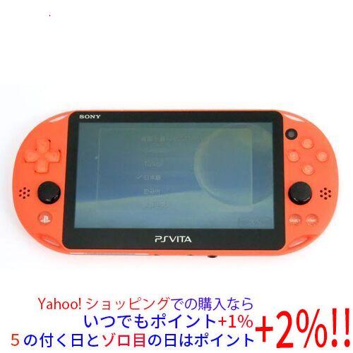 【中古】PSVita Wi-Fiモデル ネオン・オレンジ PCH-2000 ZA24 本体のみ 本体...
