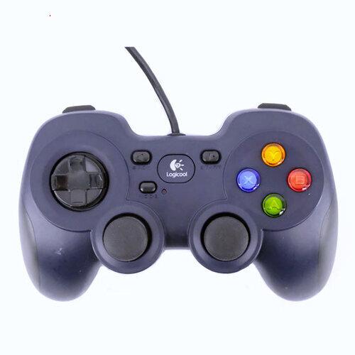 爆買【中古】ロジクール ゲームパッド F310 ダークブルー 本体のみ