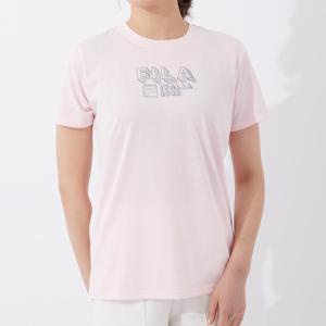 【ゆうパケット対応】FILA フィラ 半袖Tシャツ Lサイズ グレイッシュピンク 412-693 [管理:1400000531]｜excellar-plus