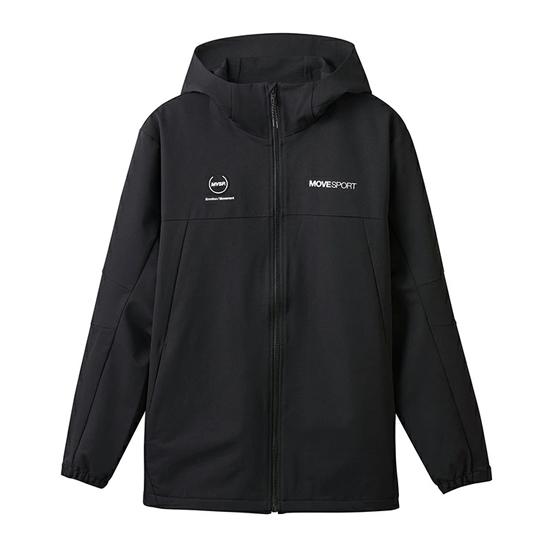 DESCENTE L サイズ メンズ HEATNAVI ソフトシェル バックロゴ フルジップフーディ...