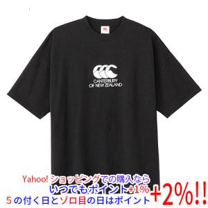 爆買CANTERBURY カンタベリー M サイズ ショートスリーブヘビークルーティー RA325150 ブラック
