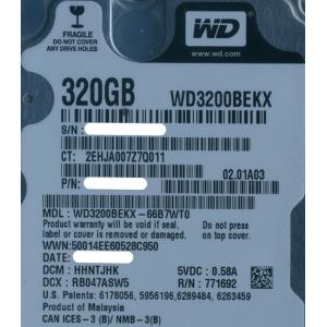 Western Digital製HDD WD3200BEKX 320GB SATA600 7200 [管理:2000000397]｜excellar-plus