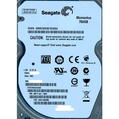 爆買SEAGATE製HDD ST9750420AS 750GB 7200rpm