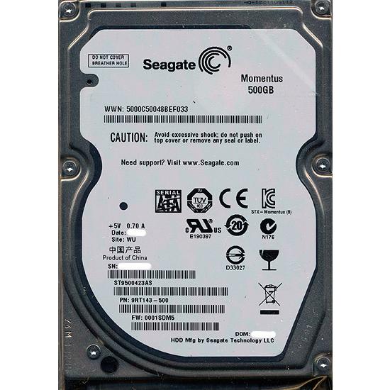 SEAGATE製HDD ST9500423AS 500GB 7200rpm [管理:20343818...