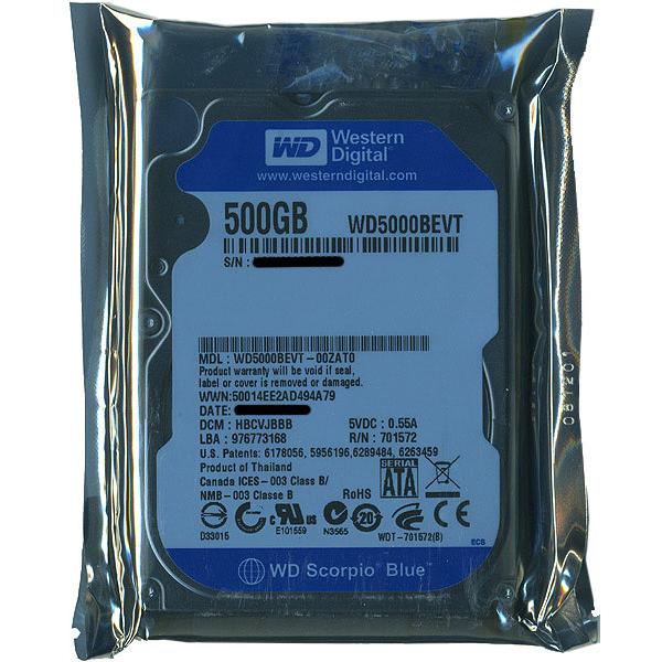 爆買WesternDigital HDD 2.5inch WD5000BEVT 500GB 9.5m...