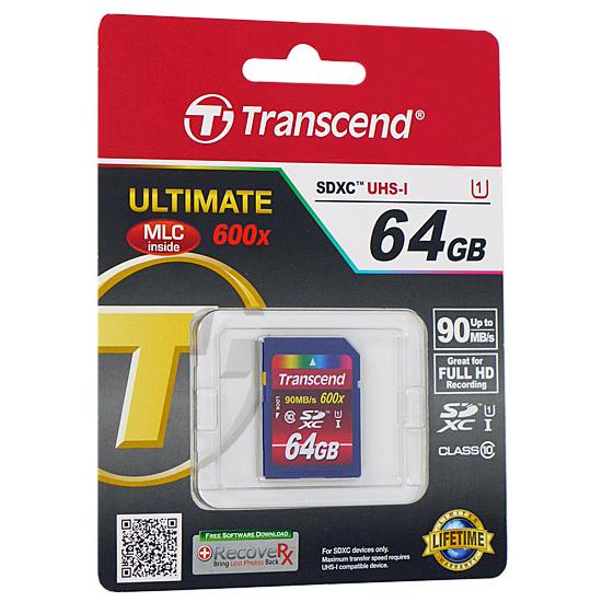 【ゆうパケット対応】Transcend SDHCカード TS64GSDXC10U1 64GB/CLA...
