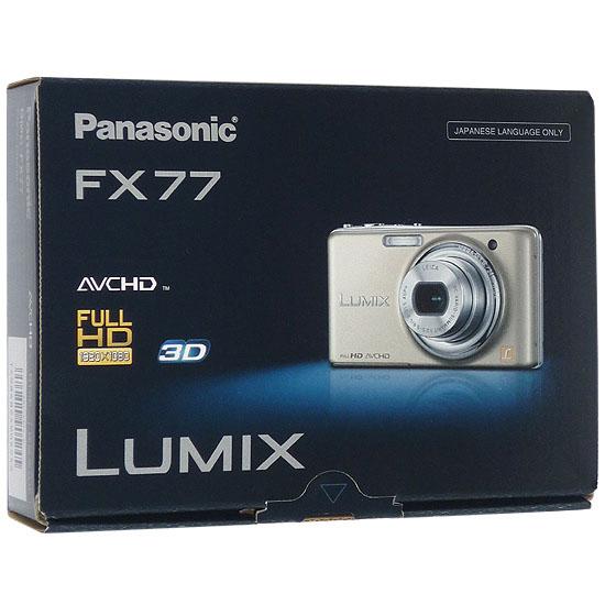 【中古】Panasonic LUMIX DMC-FX77-N ゴールド/1210万画素 元箱あり [...