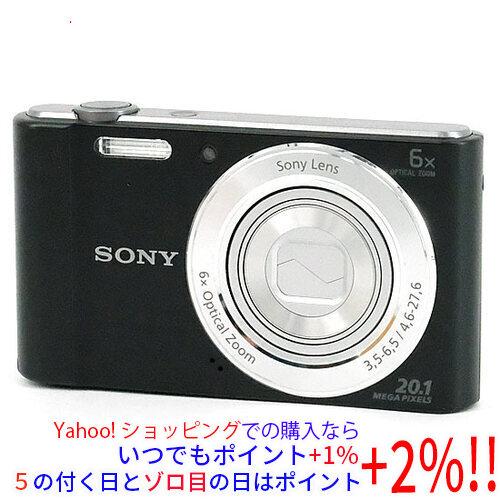 【中古】SONY製 Cyber-shot DSC-W810 ブラック 2010万画素