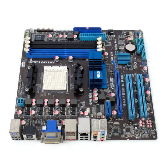 【中古】ASUS製 MicroATXマザーボード M4A785D-M PRO AM2+/AM3 [管...