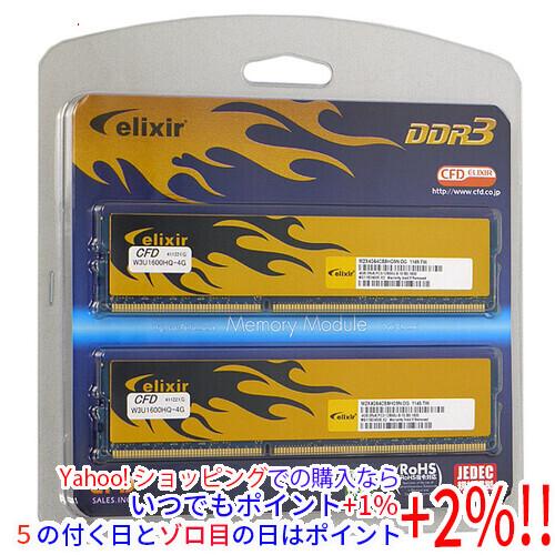 【中古】CFD ELIXIR デスクトップ用 W3U1600HQ-4G DDR3 PC3-12800...