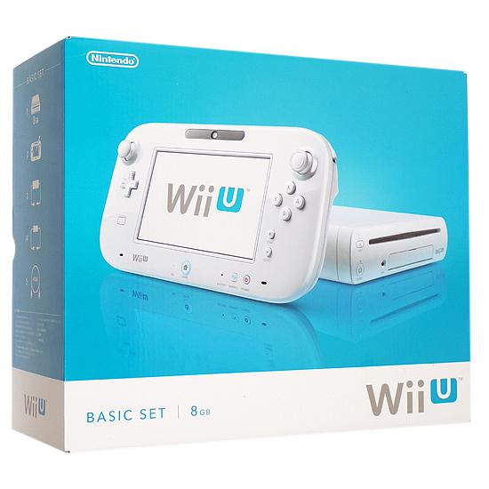 【中古】任天堂 Wii U BASIC SET shiro 8GB 元箱あり [管理:4031043...