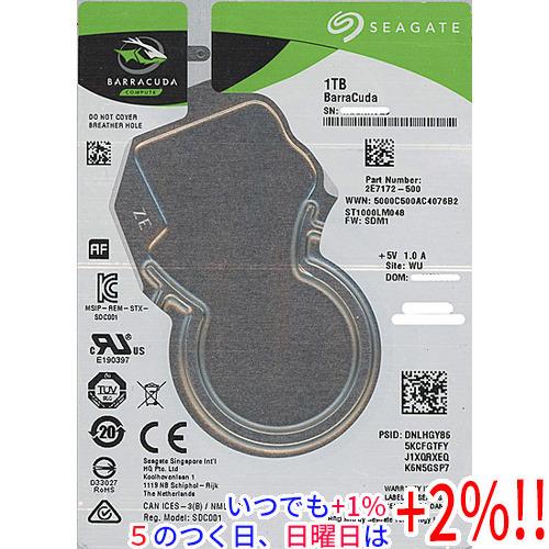 SEAGATE ノート用HDD 2.5inch ST1000LM048 1TB 7mm